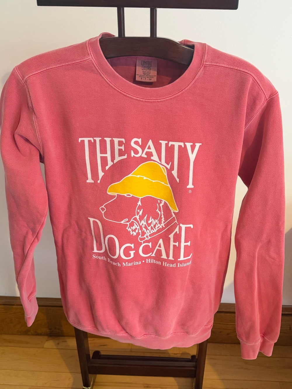 Comfort Colors Pink Crewneck Sweatshirt